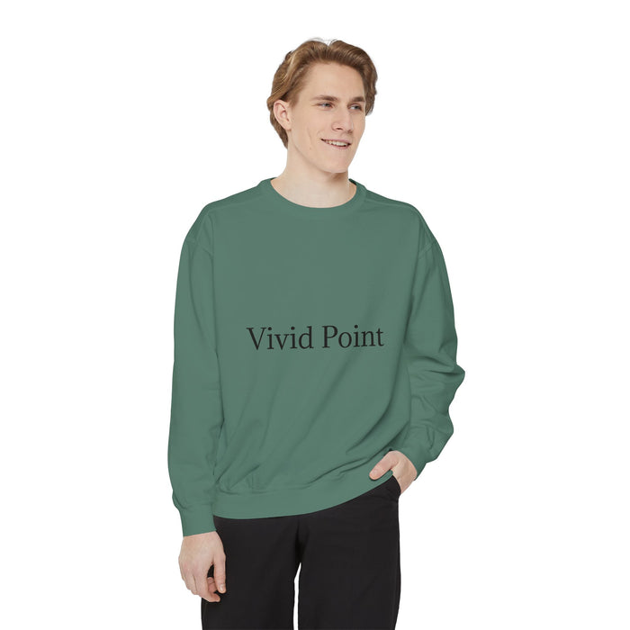 Vivid Point Minimalist Logo Sweatshirt