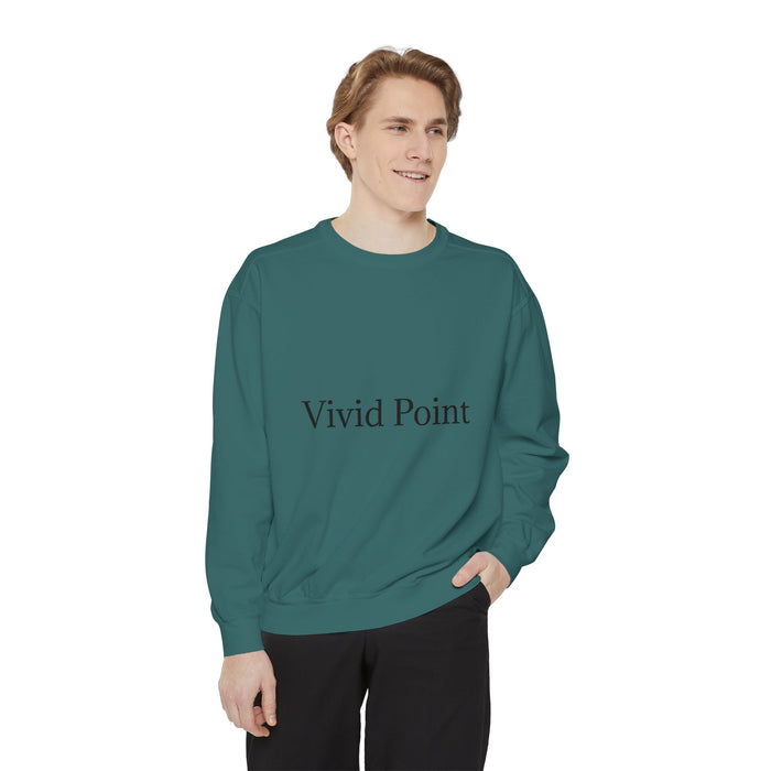 Vivid Point Minimalist Logo Sweatshirt
